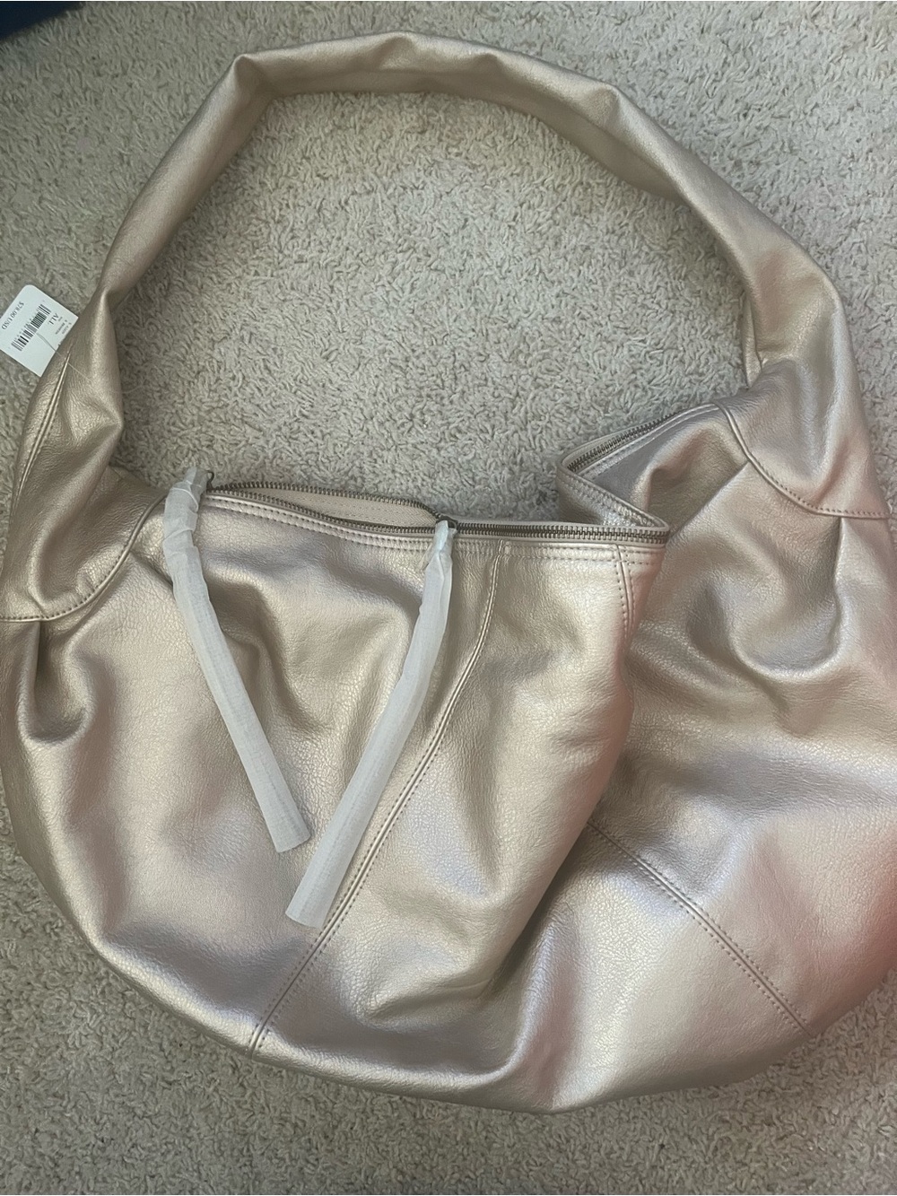 Free People Slouchy Hobo Ocean Pearl Carryall Bag NWT